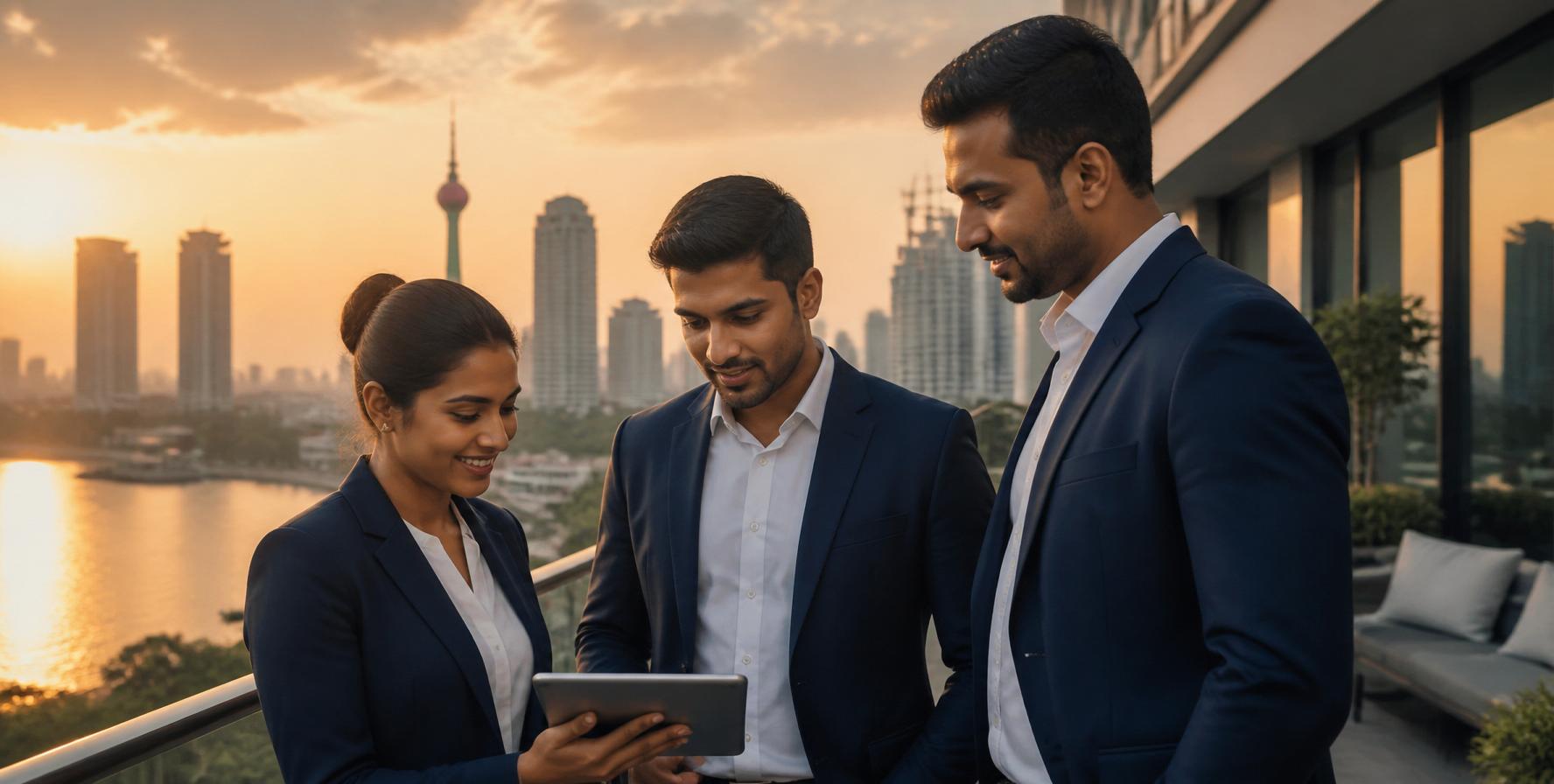 Jupiter Group business team in Sri Lanka